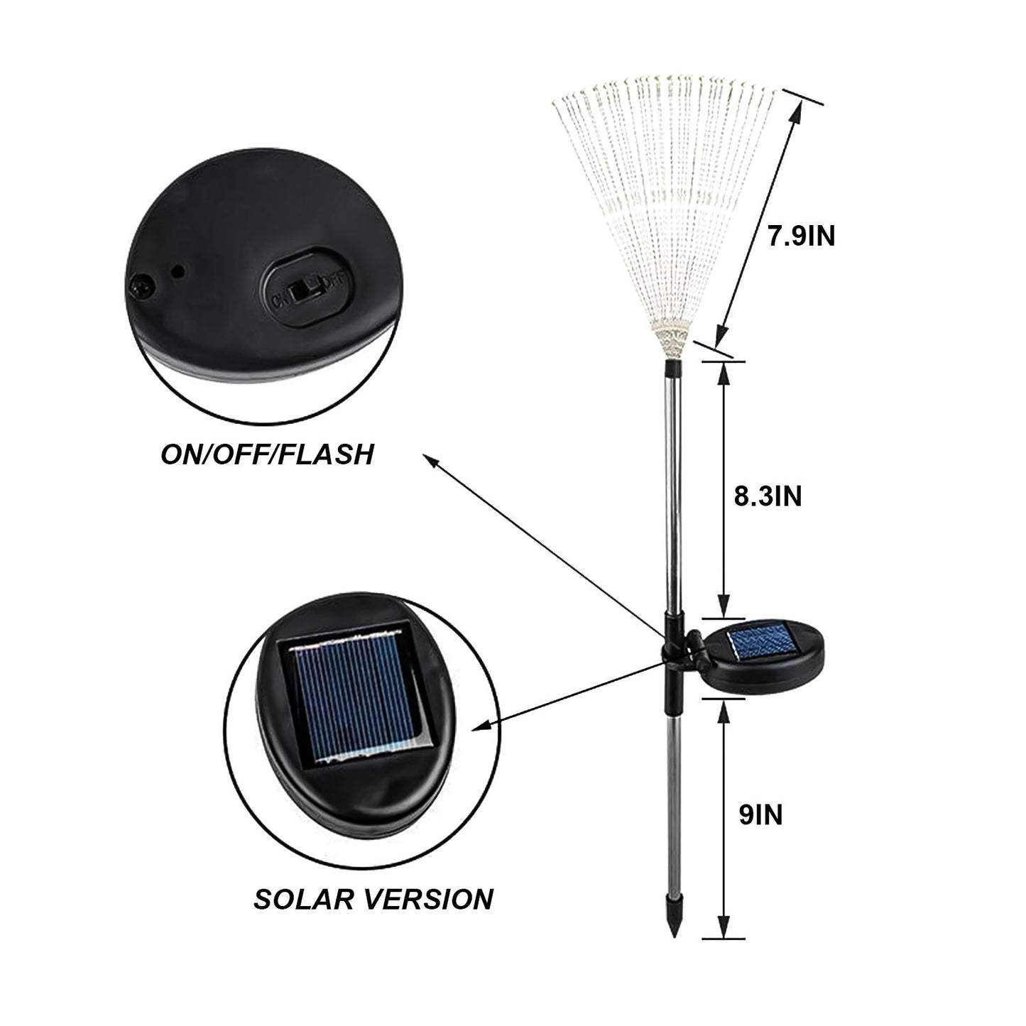 Orion Multicolor Solar Firework Light